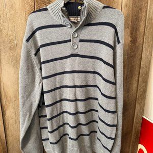 NWT Chatham Roads Men's Striped Sweater XL